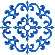 Tuscan Medallion Ceramic Swimming Pool Mosaic