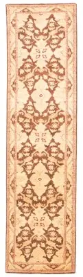 Vintage Hand-knotted Runner Rug 2'7" x 10'5" Traditional Wool Carpet