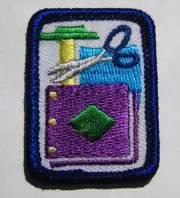 Girl Scout Senior SCRAPBOOKING IP BADGE Scissors Tape Council Own Patch Maryland
