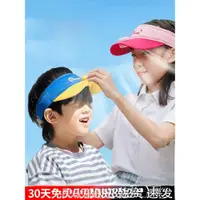 在飛比找ETMall東森購物網優惠-兒童小風扇帽子頭戴式防曬帽便攜式usb充電學生太陽帽帶風扇遮