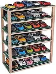 1/32 Parking lot/car Model Display Rack Underground Garage Scene Alloy Toy car Collection st&or&ag&e Box for Diorama Parking Lot Display(Six Floors)