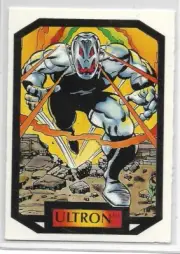 1987 Marvel Colossal Conflicts Card #81 Ultron