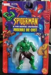 MARVEL: SPIDER-MAN & THE MARVEL UNIVERSE POSEABLE DIE-CAST THE HULK