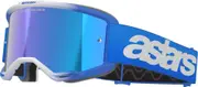 Alpinestars Vision 5 Blaze Mirror Motocross Goggles, blue for Men One Size