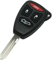 SEGADEN Replacement Key Shell fit for DODGE JEEP CHRYSLER 3 Button Keyless Entry Remote Key Case Fob PG751B 3 Button + Panic