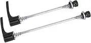 1 Pair Cycle Quick Release Skewers Set, Aluminum Alloy Front 157mm Rear 197mm Axle Skewers for Mountain Road Cycling