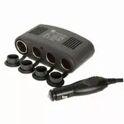 12V 1A Car Cigarette Lighter Socket 4Way Splitter & USB