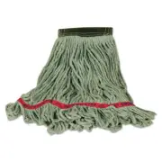 Rubbermaid FGC15206GR00 Swinger Loop Wet Mop Heads, Green, Medium, Carton of 6
