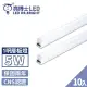 【亮博士】10入 T5 LED 層板燈 燈管 串接燈 1呎 5W(無藍光認證 CNS認證 保固二年)