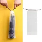 Umbrellas Storage Bag Waterproof Drawstring Plastic Bag for Outdoor Storage