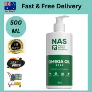 Natural Animal Solutions Omega Oil for Dogs and Cats. Omega 3, 6 & 9 Fish Oil