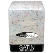 Ultra Pro Deck Box Satin Cube COOL Glitter Clear