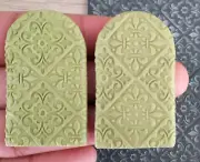 CLASSIC FLORAL Texture Mat for Polymer clay | Flexible Texture Stamp |
