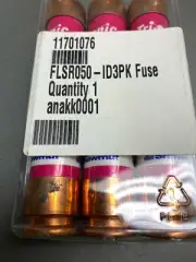 New Lot Shawmut Smart Spot TRS50R 50 Amp Fuses Buss Class Rk5 FRS-R 600V