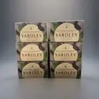 Lot of 6 Yardley London Activated Charcoal Bars Soap 4.25 oz w/ Bentonite Clay