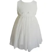 Popatu Dot Floral Lace Tulle Overlay Party Dress