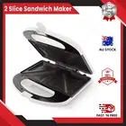 2 Slice Sandwich Maker Sandwich Press Jaffle Iron Toastie Maker Non Stick Plate
