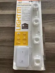 Light It FastTrack White LED Remote Control Battery Operated Light Box Damage/Ad