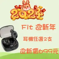 在飛比找生活市集優惠-【Fit】Q1超續航真無線防水降噪藍牙耳機2支699元 多色