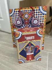 BIALETTI DOLCE & GABBANA Moka 6 Cup Express Medium Made in Italy NEW W/ Bag