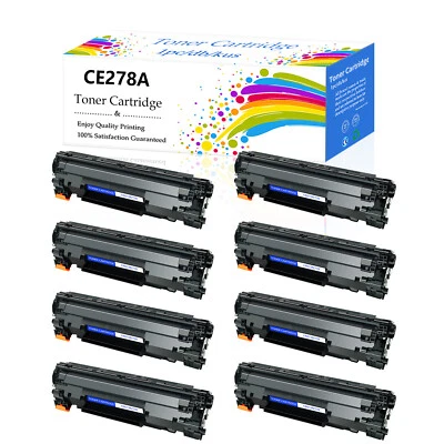 8PK 78A CE278A Toner Cartridge Compatible for HP LaserJet Pro M1536 MFP M1536DNF