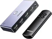 UGREEN 8K@60Hz HDMI Switch 3 in 1 Out 8K 2.1 Switcher Splitter 3 Port with IR Remote HDCP2.3 3D Dolby DST Compatible with PS5 PS4 Xbox Roku Apple TV Fire Stick