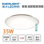 🚛〖億光/預購品〗星燦 35W 110V LED 吸頂燈 附遙控★ UE4-FCC-DL-ECOB-35W-CA