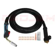 200A 4.5M 15feet MB25 25AK 25 Series Mig Gun Welding Torch Complete Binzel BW