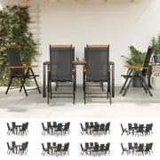 Outdoor Dining Set Dining Table and Chairs Outdoor Setting Aluminium vidaXL