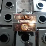 Lot 50 Captain Morgan Limited Edition Plastic CANNONBALL CUPS Beer Liquor Bar