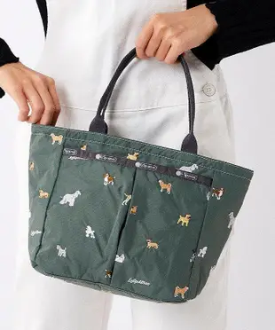 【小鹿甄選】LeSportsac 2021印花手提包手拎包7470 刺繡狗 附送