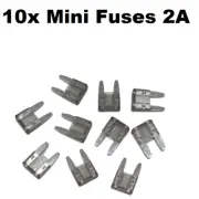 10x 2 AMP Mini Car Fuse Blade Truck Auto 2A Automotive Fuses