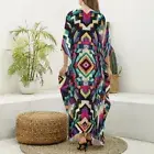 Southwestern Kaftan Dress Festival Caftan Colorful Goddess Western Tribal Aztec