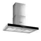 NNEDSZ Range Hood 900mm Rangehood 90cm Stainless Steel Glass Kitchen Canopy Blac