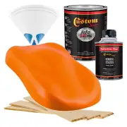 HOT ROD FLATZ Omaha Orange Quart Kit URETHANE Flat Auto Car Paint Kit