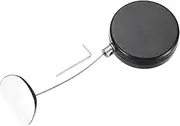 sourcing map 3.3ft Retractable Cable Lock with Arc Patch Remote Control Security Lock with Adjustable Cord Tether Anti Theft for Laptop, TV, 150 G, Black