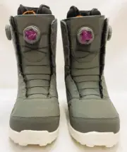 Thirty Two Women's STW Double BOA Snowboard Boots Grey Purple Size 8 NEW