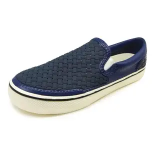 美國加州 PONIC&Co. DEAN 防水輕量 透氣懶人鞋 雨鞋 深藍色 防水鞋 編織平底 休閒鞋 樂福鞋 環保膠鞋