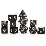 SDZ2002-01 Sirius Dice Dungeons & Dragons: New Adventurer Set - Black Dice