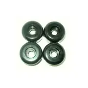 Skateboard WHEELS Blank 53mm BLACK BB Skateboard WHEELS