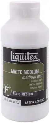 Liquitex Matte Acrylic Fluid Medium 8oz