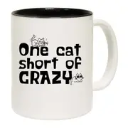 One Cat Short Of Crazy Mug Cup