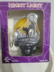 Spooky Cat Graveyard Halloween Night Light Costco Brand New NIB
