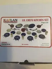 Kaplan Learning - Lil Chefs 41 piece set. Brand New. SHIPS SAME DAY!