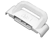 White 1-1/4" Diecast Sash Lock with 3-3/8" Screw Holes for International Windows