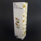IKEA ISTAD Plastic Freezer Resealable Bags 3 qt & 1 qt 25 Ea. Black Gold