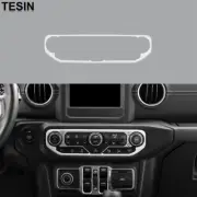 Center Control Air Conditioner Switch Cover Trim for Jeep Wrangler JL JT White (for: Jeep)