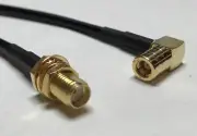 12 Inch SMA Female to SMB Female Angle pigtail cable RG174 wifi network USA