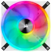 Corsair CO-9050106-WW iCUE QL140 RGB 140 mm LED PWM Fans Dual Pack - White