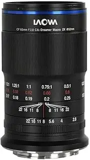 Venus Laowa 65mm f/2.8 2X Ultra Macro Apo Lens for Canon EF-M Mirrorless Camera
